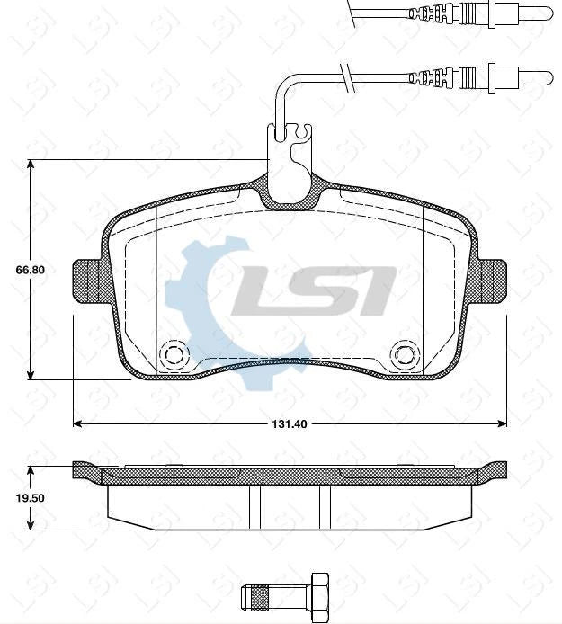 Front Disc Rotors and Brake Pads for Peugeot 407 SR HDI ST HDI 2005-2011 283mm