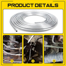 Load image into Gallery viewer, Steel Bundy Tube Brake Pipe 3/8" 25ft 6M Fuel Transmission Line Zinc Coated AU