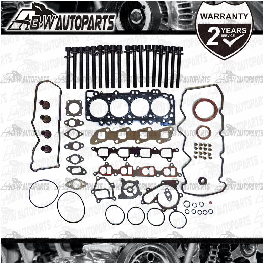 VRS Head Gasket + Head Bolt Set for Nissan Navara D22 D40 Pathfinder 2.5L YD25
