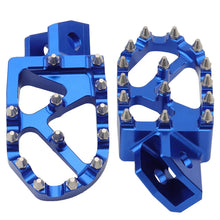 Load image into Gallery viewer, Blue Foot Pegs for Yamaha YZ 80/125/250/500/490 WR200/250/500 TTR90/110/125/250