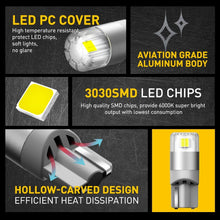 Load image into Gallery viewer, AUXITO T10 2SMD LED White 168 Light Bulb 194 Dashboard Light Fits Toyota Ford