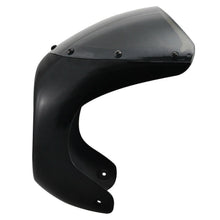 Load image into Gallery viewer, 7'' Front Motorcycle Headlight Cafe Racer Handlebar Fairing Windshield Black AU