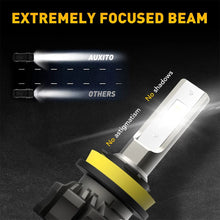 Load image into Gallery viewer, 2pcs LED Headlight Kit H11 H8 Fog H9 White Light Bright Bulbs High/ Low Beam AU
