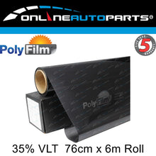 Load image into Gallery viewer, Premium Nano Ceramic Tint Film 35% VLT 6m~76cm DIY Roll Car Home Office UV Block