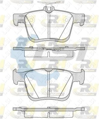 Rear Brake Pads and 310mm Disc Rotors Set for VW Golf R MK7 2.0L 07/2017-01/2021