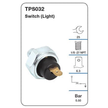 Load image into Gallery viewer, Tridon Oil Pressure Switch TPS032