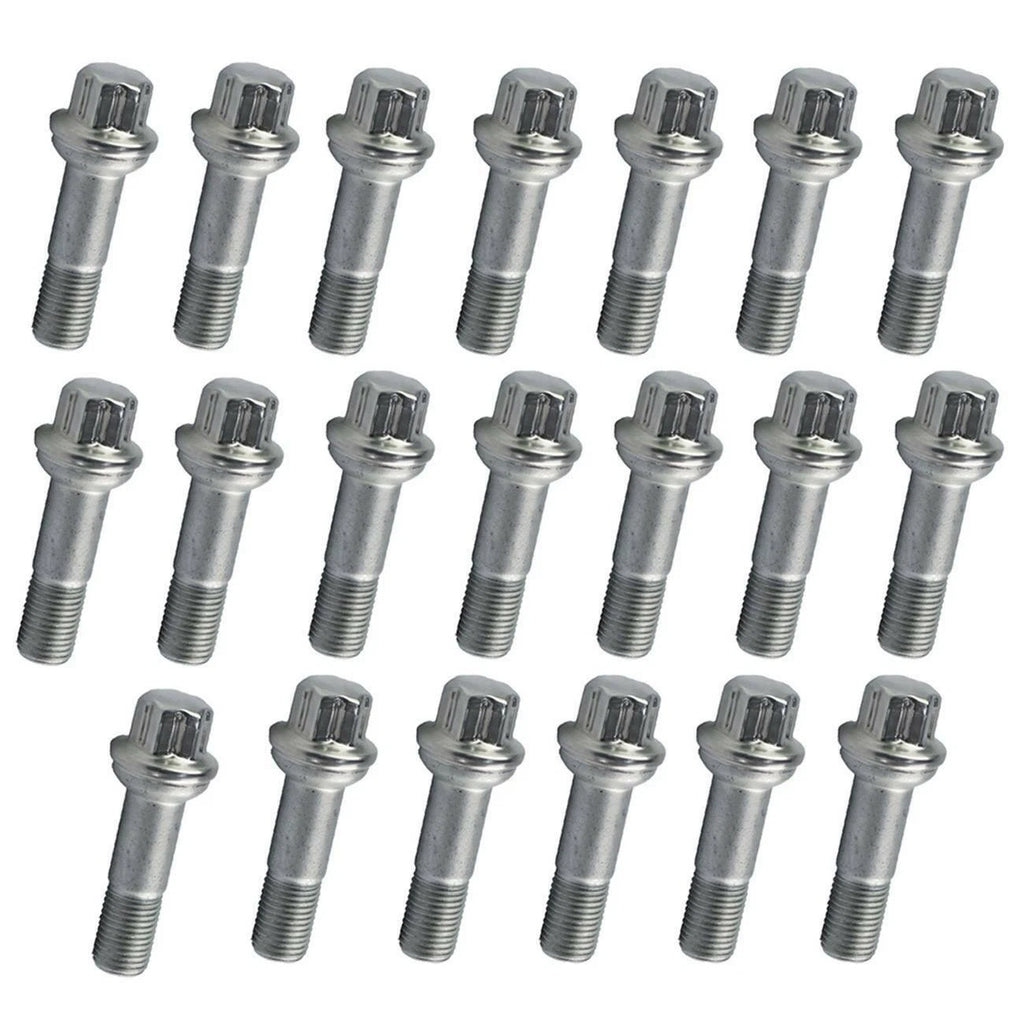 20x Stainless Steel Wheel Lug Bolts for Mercedes W221 W166 W251 X166 M14 x 1.5mm