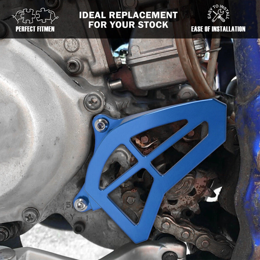 CNC AL Front Sprocket Cover Chain Guard Protection for Yamaha YZ125 1993-2004 ST