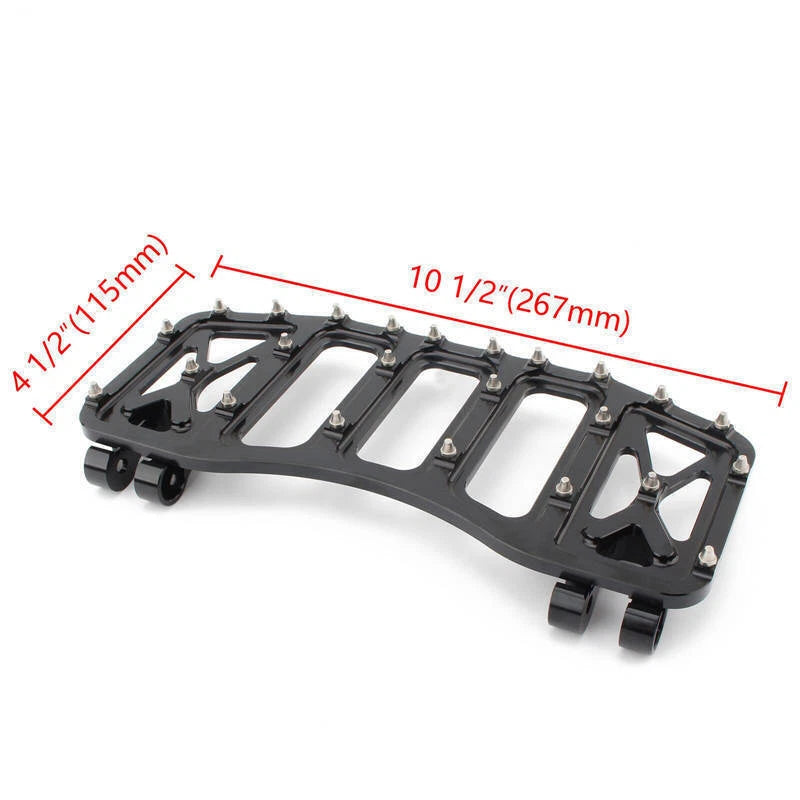 Motorcycle Floorboards Foot Pegs Footrest Pedals For Harley Touring Softail FLST