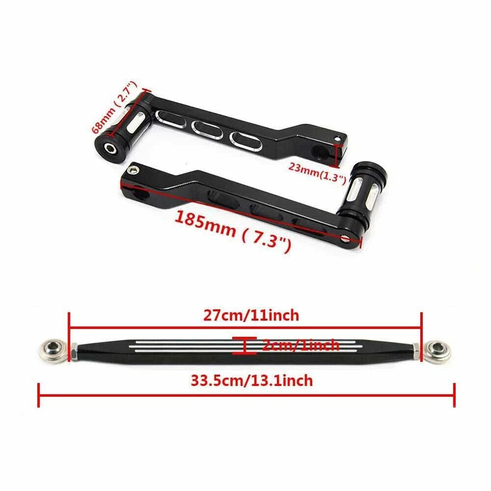 Gear Shift Lever+Shifter Peg+Shift Linkage for Harley Softail Road King Softail