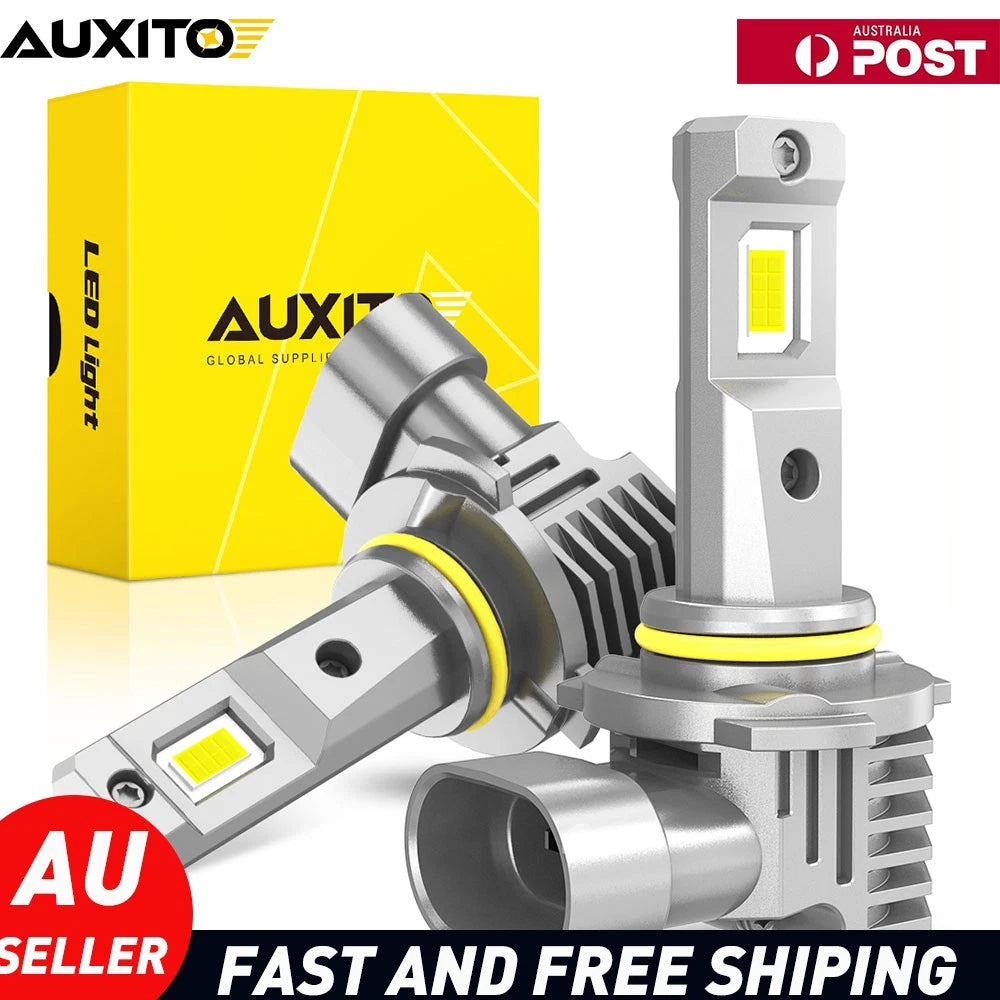 AUXITO 9006 HB4 24000LM White Fog LED Driving Light Bulbs 6500K Upgrade Canbus