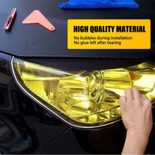 Load image into Gallery viewer, Yellow Smoke Gold Tint Film Headlights Tail Fog lights Car Vinyl Wrap 30cm x 3M