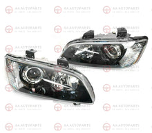 Load image into Gallery viewer, Projector Headlights Pair Black For Holden Commodore VE Series 1 SSV Calias