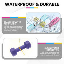 Load image into Gallery viewer, 540pc Heat Shrink Butt Wire Connectors Waterproof Crimp Ring Splice Terminal