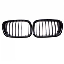 Load image into Gallery viewer, Gloss Black Front Bumper Hood Kidney Grille Grills for BMW X5 E53 2000-2003 ST