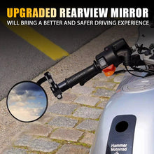 Load image into Gallery viewer, 2X 7/8" Folding Bar End Motorcycle Side Mirrors For Street bikes Sports bikes