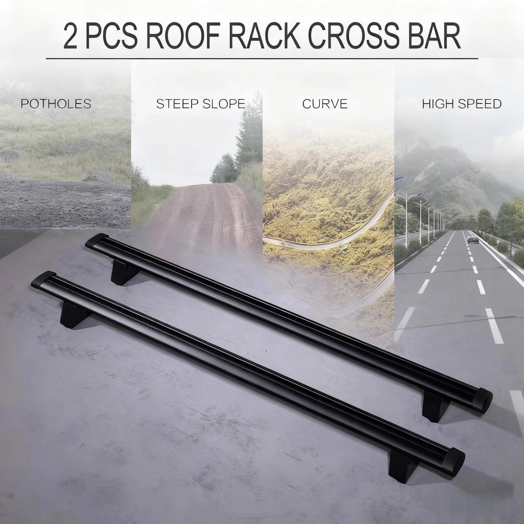 135cm 53"Car Top Cross Bar Roof Racks Cargo Carrier For Subaru Forester 08-23