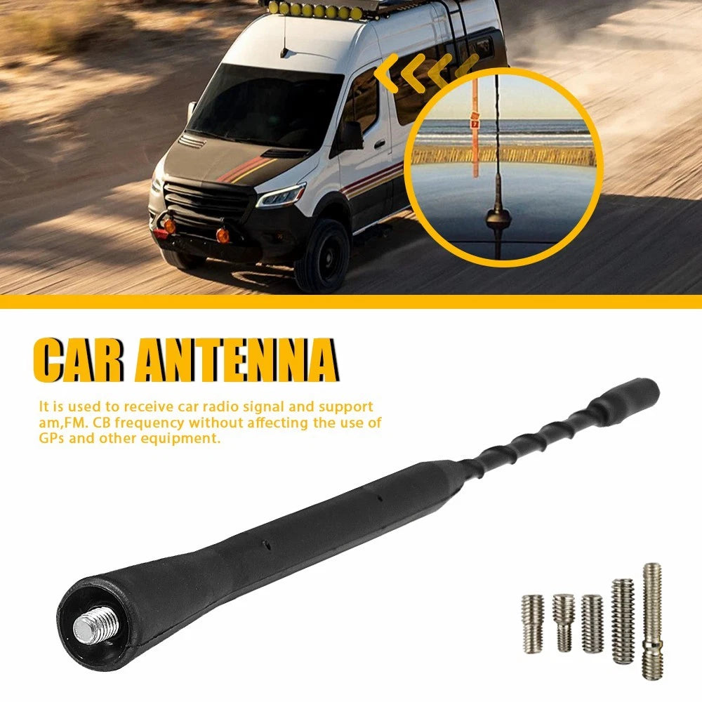 Car Signal Aerial Antenna AM/FM Radio for Journey 2010-2017 9" Dodge - Inch Long