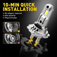 Load image into Gallery viewer, 2X 30000LM H7 LED Headlight Globes Bulbs Kit 6500K White Power High/Low Beam AU