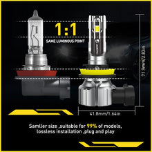 Load image into Gallery viewer, AUXITO H11 H8 LED Headlight Kit Globes High Low Beam Bulb 24000LM 3000K White AU