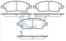 Load image into Gallery viewer, Front Brake Pads and Disc Rotors Set for Nissan MICRA K13 1.2 1.5 2010-2017
