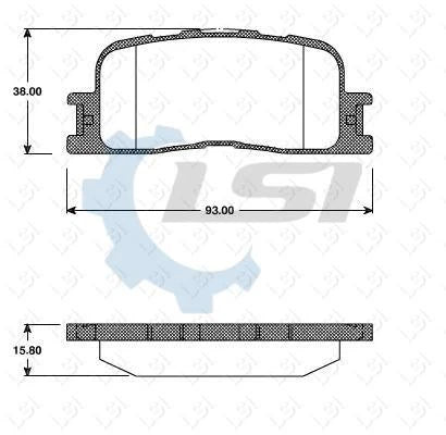 Rear Brake Pads and Rotors Set for Toyota KLUGER MCU28 V6 2003-04