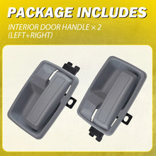 Load image into Gallery viewer, 2X Front/Rear LH+RH Inner Side Door Handle For Holden Rodeo TF 1988-2002 Grey