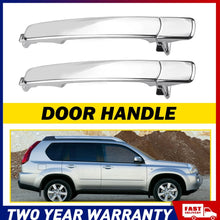 Load image into Gallery viewer, 2x Rear LH RH Right Hand Outer Door Handle Chrome For Nissan X-Trail T31 2010-13