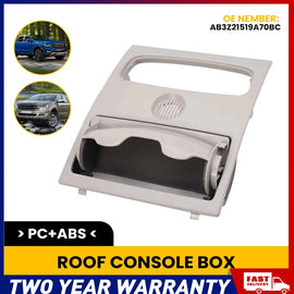 Roof Console Box Sunglass Holder Fit For Ford Ranger Mazda Bt50 2012-2020 gray