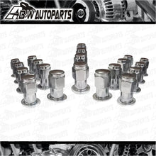 Load image into Gallery viewer, 7/16" Chrome Mag Wheel Nuts with Washers for Holden HR HK HT HG HQ HZ WB, 20pc
