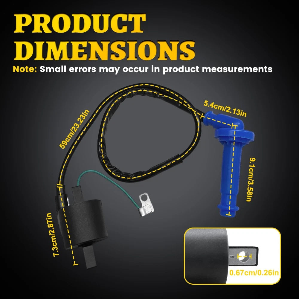 Ignition Coil Replace 30500-MEB-671 For Honda Sportrax 450 CRF450X CRF450R 02-09