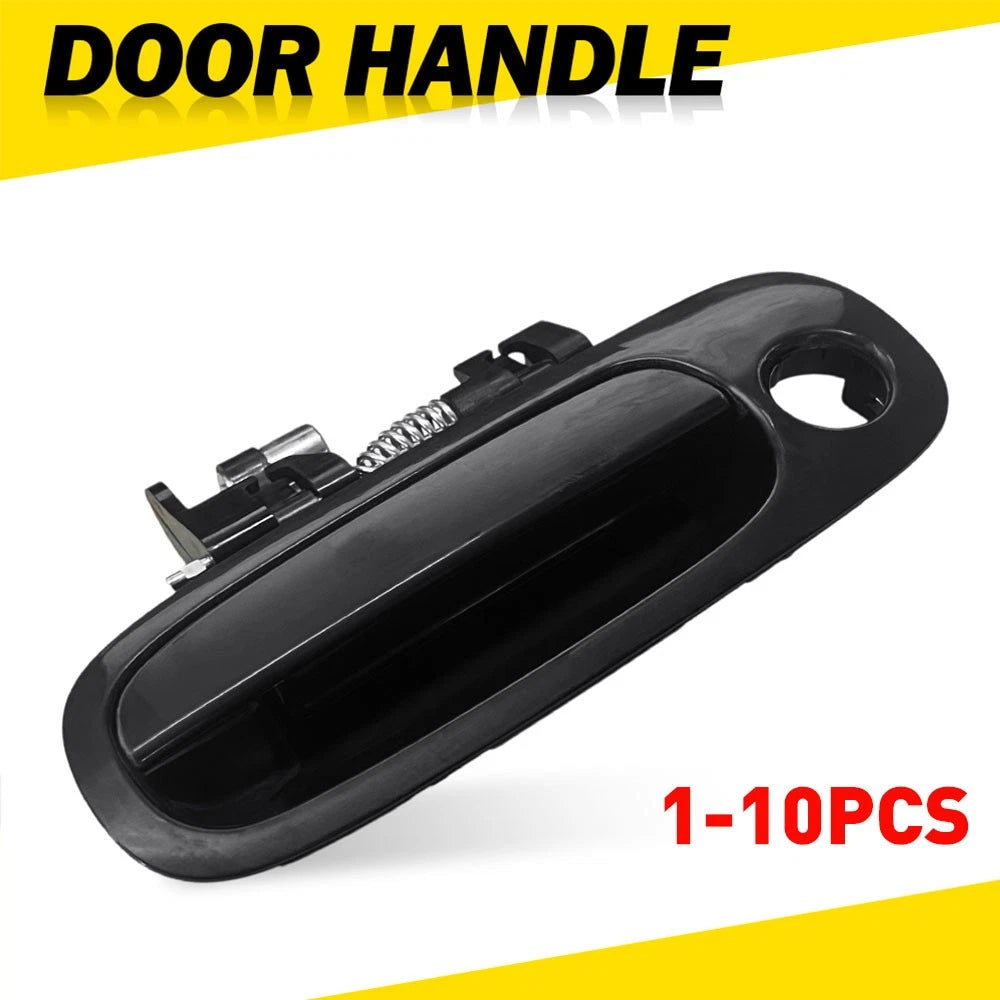 1-10x FRONT LH Outer Outside Door Handle For Toyota Corolla AE112 1998-01 Black