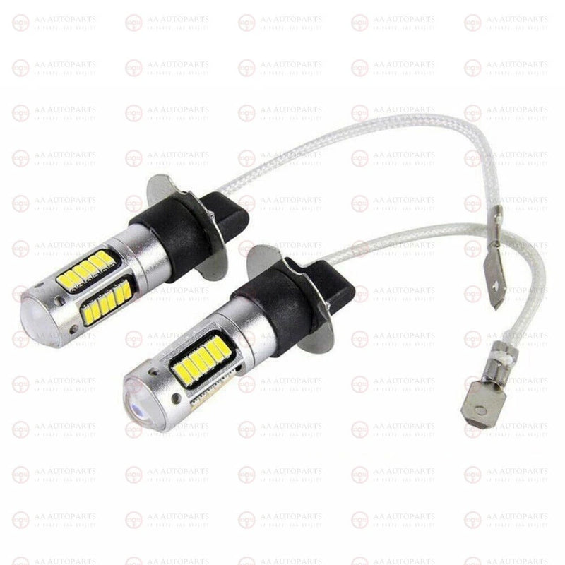 H3 LED Projector Fog Light Bulbs for Holden Commodore VT VX VY VZ