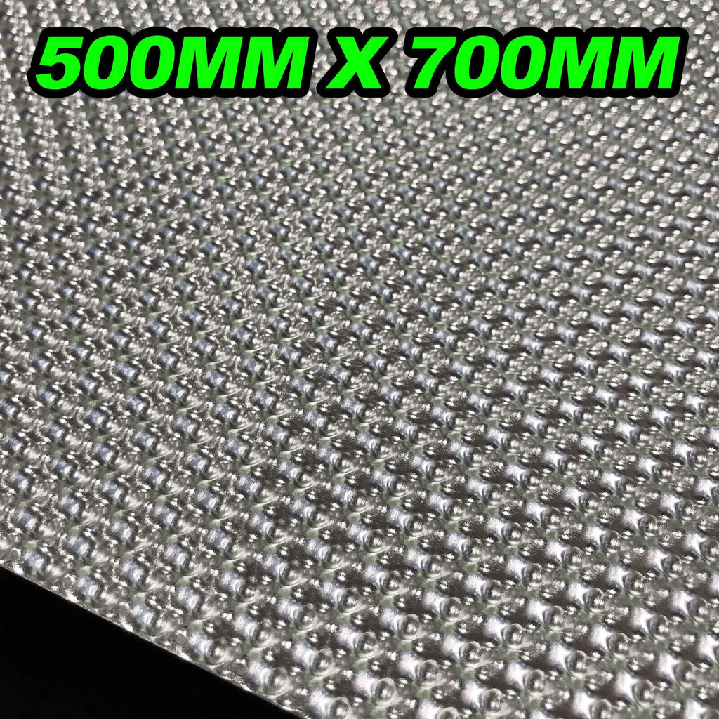 HEAT SHIELD Embossed Aluminium 700mm x 500mm Turbo Manifold Exhaust Race Car