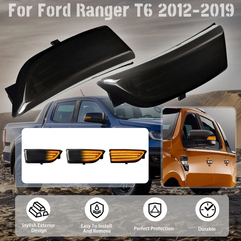 1 Pair Turn Signal Side Marker Indicator Light Amber For Ford Ranger PX/PX2/PX3