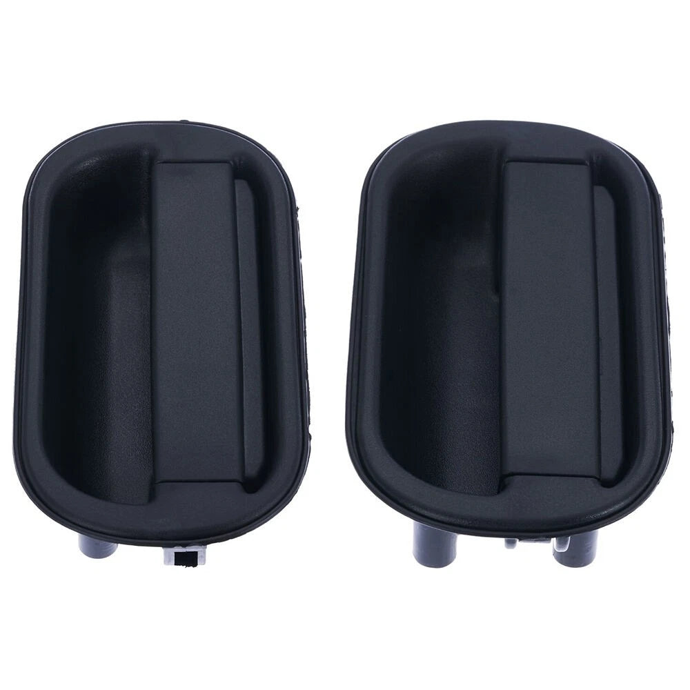 Door Handle Outer for Mitsubishi Canter 95-05 Set of 2 Black FRONT LEFT+RIGHT