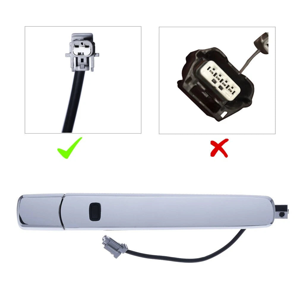 Front Left Chrome Outer Door Handle W/Smart Entry for Nissan Xtrail T31 07-14