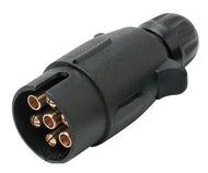 Trailer Caravan 7 Pin Large Round Plastic Plug ADR Approved TP7PLB
