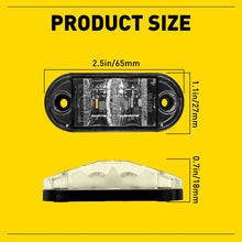 Load image into Gallery viewer, 10-100X LED Clearance Lights Side Marker Amber Red Indicators Trailer Lamp NEWA