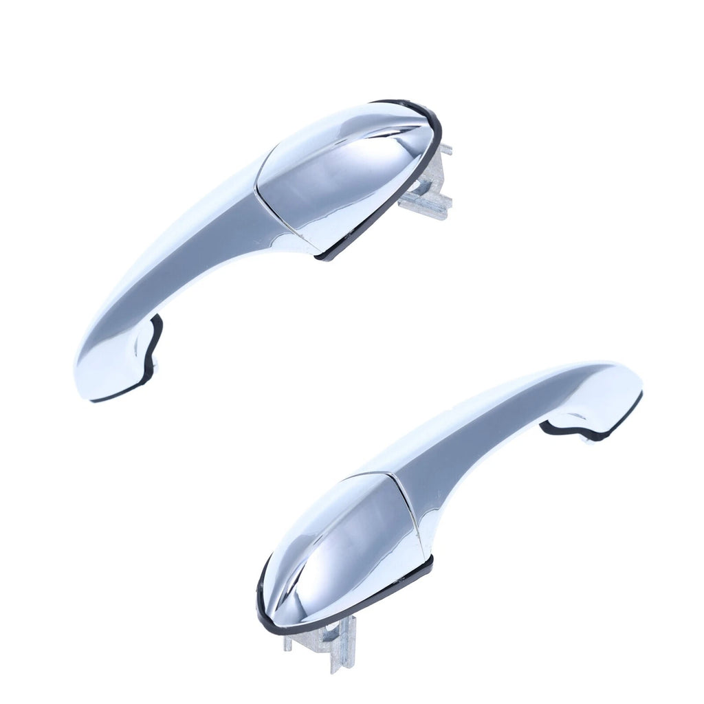 Door Handle Outer for BMW X5 E53 00-07 Set of 2 Chrome REAR LH+RH