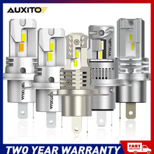 Load image into Gallery viewer, AUXITO H4 9003 HB2 LED headlight bulb 6500K white hi/lo beam for motorcycle or car