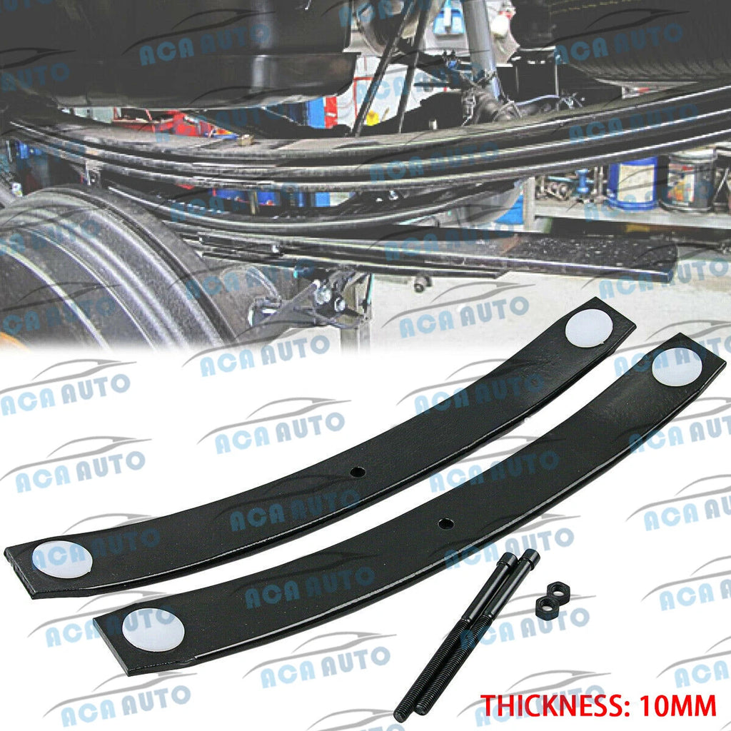 2pcs 10mm Thick Universal 1.5-2Inch Add A Leaf Helper Spring Kits 35mm-50mm