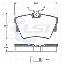 Load image into Gallery viewer, Fremax Rear Disc Rotors Brake Pads for Renault Trafic X82 1.6L 2015-2021