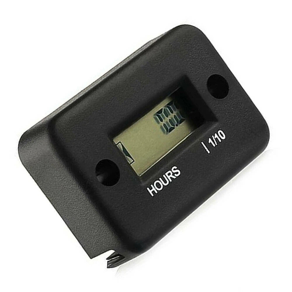 Digital Hour Meter LCD Display Waterproof For ATV Bike Motorcycle Marine Boat ST
