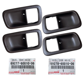GENUINE Toyota LandCruiser 80 Series Inner Door Bezel Trim Brown Set of 4
