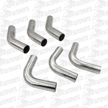 Load image into Gallery viewer, Kit of 6, 2"Inch Mandrel Bends Exhaust Pipe Mild Steel 3 X 45 &amp; 3 X 90 Deg