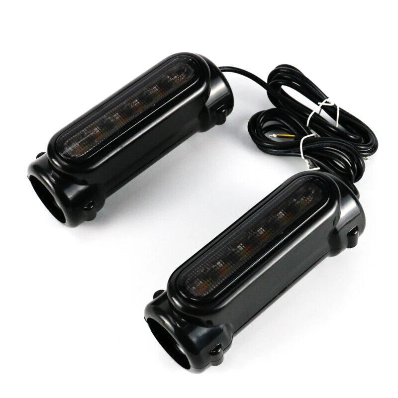2X Motorcycle 1.25'' Highway Bar Switchback Turn Signal Light For Harley Victory