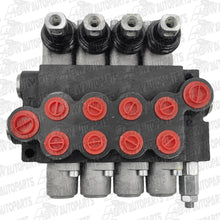 Load image into Gallery viewer, 4 Spool P40 Hydraulic Valve For Tractor Loader Wood Chipper Excavator Forklift