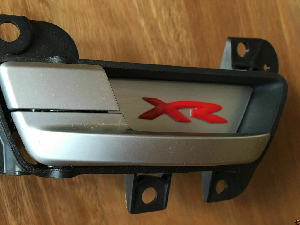 *XR INTERIOR DOOR HANDLE INSERT BADGE FOR FORD FG FALCON XR6/XR8 SEDAN/UTE RED