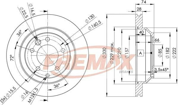 Front and Rear Brake Pads and Disc Rotors FULL set for Porsche Cayenne 92A 11-18
